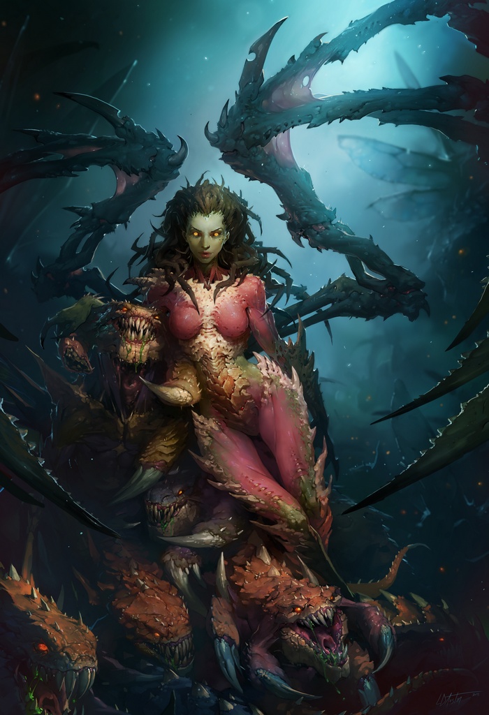 StarCraft II : Heart Of The Swarm, StarCraft, Starcraft II, Sarah Kerrigan, Queen of Blades, Zerg