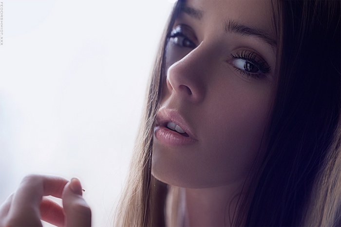Portrait of a woman by Fedor Shmidt