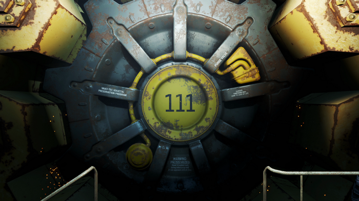 Vault 111 door from Fallout 4