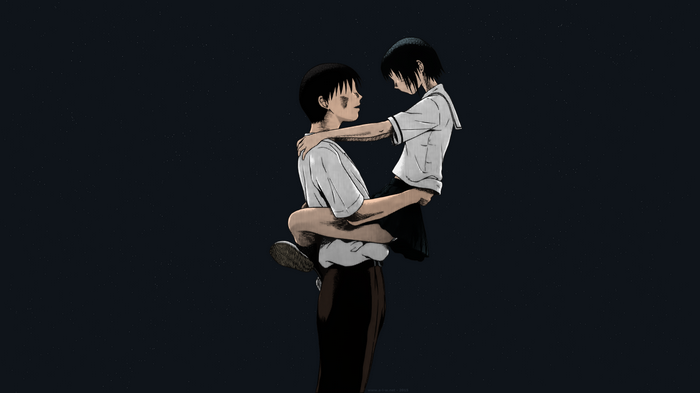 Sundome: Couple in School Uniforms