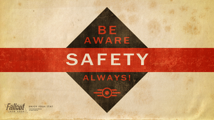 Fallout: New Vegas Safety Poster