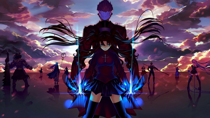 Tohsaka Rin and Archer from Fate Series