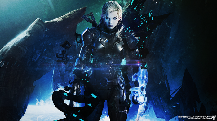 Mass Effect N7 Female Soldier Fan Art