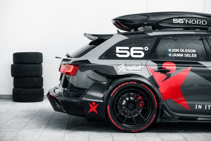 Audi RS6 Avant with Gumball 3000 livery