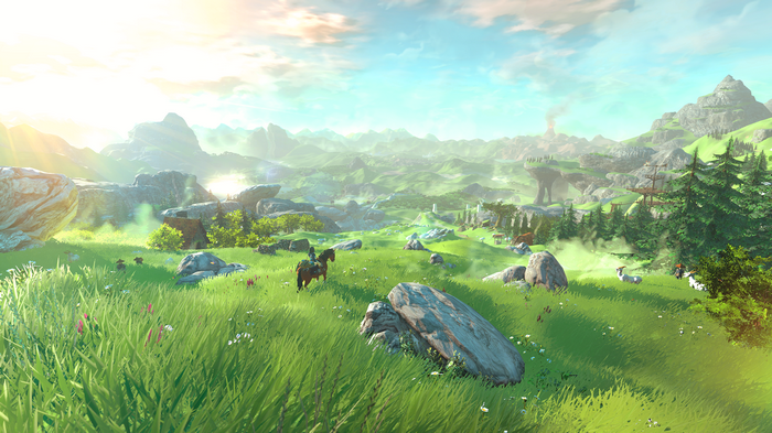 The Legend of Zelda: Breath of the Wild landscape