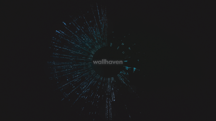 Wallhaven abstract blue light radial pattern