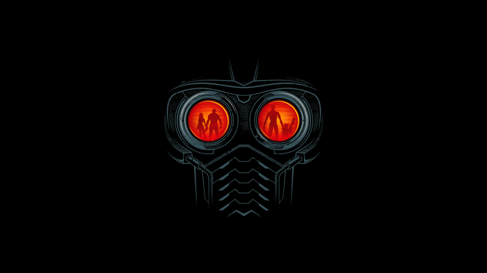 Star-Lord's Mask with Guardians of the Galaxy Reflection