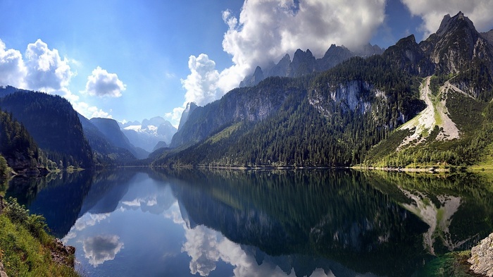 Gosausee Lake and Dachstein Mountains in Austria