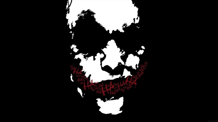 Joker Face with HA HA HA Mouth