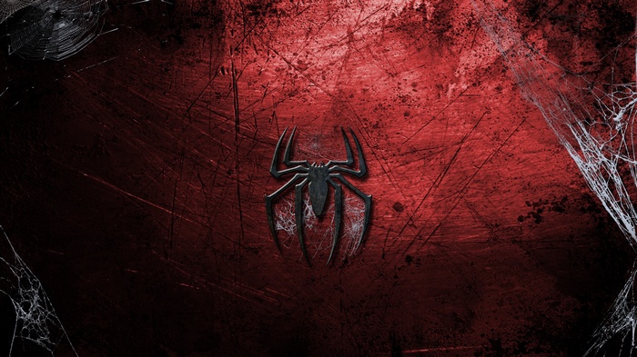 Spider-Man Logo with Spiderwebs