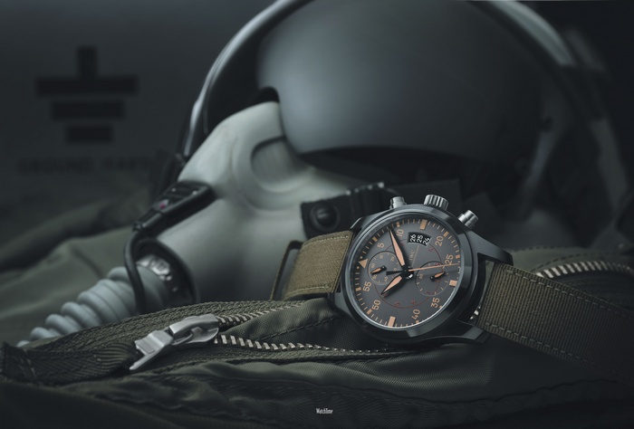 IWC Pilot's Watch with Aviator Helmet and Jacket
