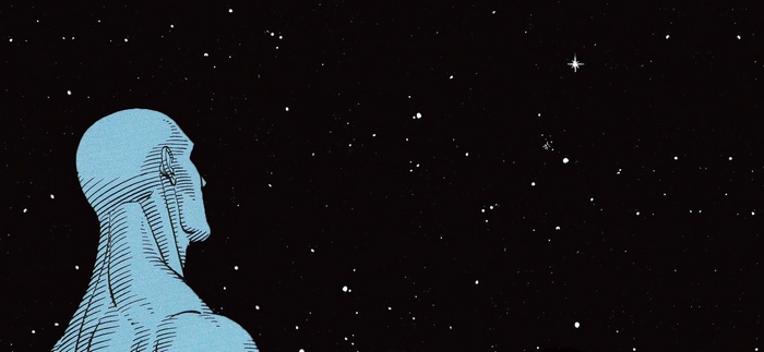 Dr. Manhattan in Space