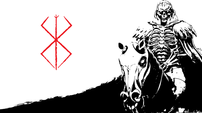knight, manga, Kentaro Miura, Skull Knight, Berserk, brand of sacrifice, anime