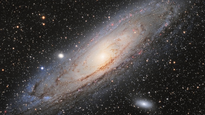 Andromeda Galaxy (Messier 31) in Space