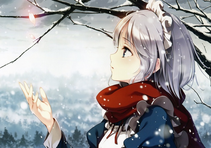 Izayoi Sakuya in the Snow