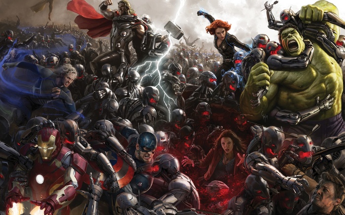 Avengers: Age of Ultron Battle Scene