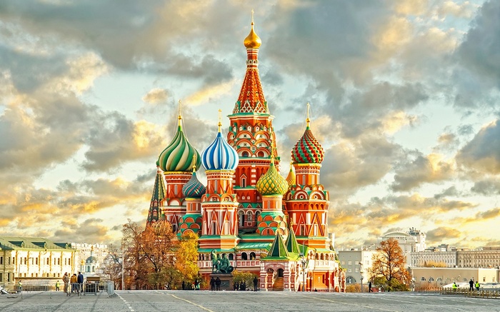 Saint Basil's Cathedral in Moscow, Russia