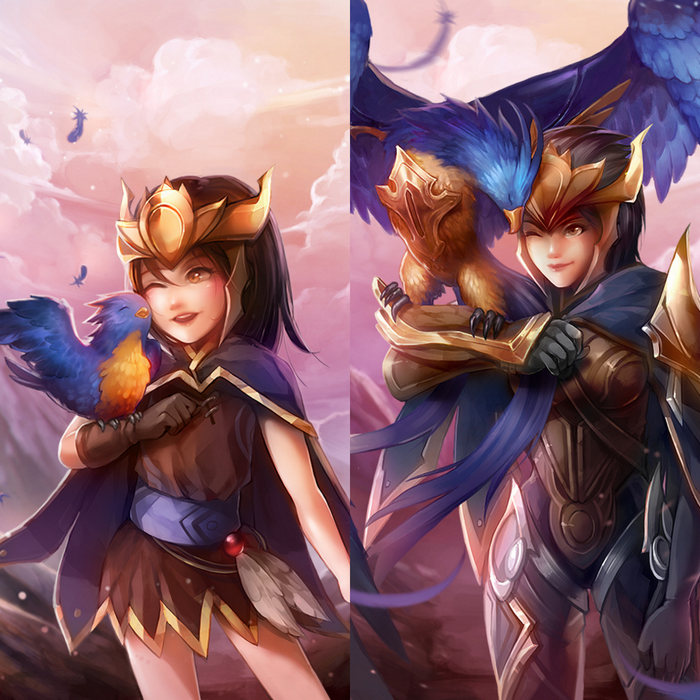 League of Legends Quinn and Valor