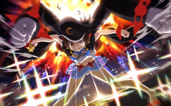 Mankanshoku Mako from Kill la Kill in action