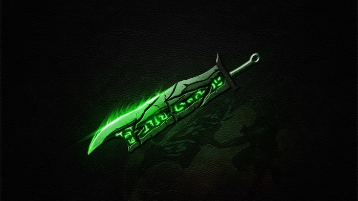 Riven's glowing sword from League of Legends