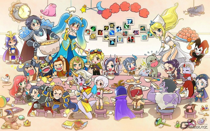 Sona (League of Legends), Janna (League of Legends), League of Legends, Soraka, Taric