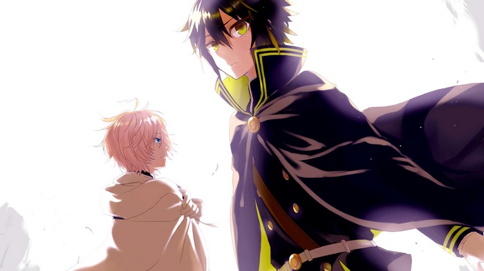 Mikaela Hyakuya and Yuichiro Hyakuya from Owari No Seraph