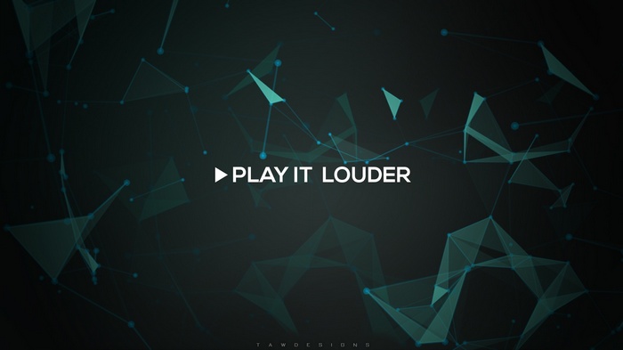 Play It Louder abstract artwork