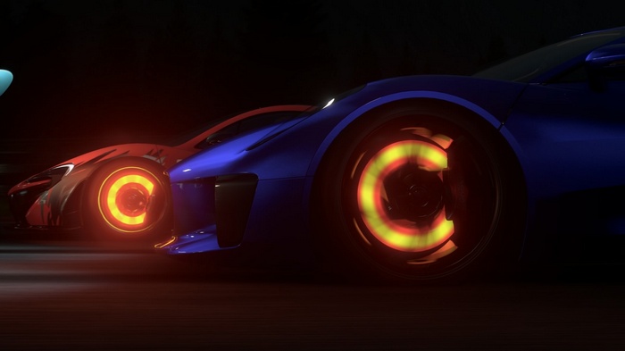 McLaren P1 racing in Driveclub video game