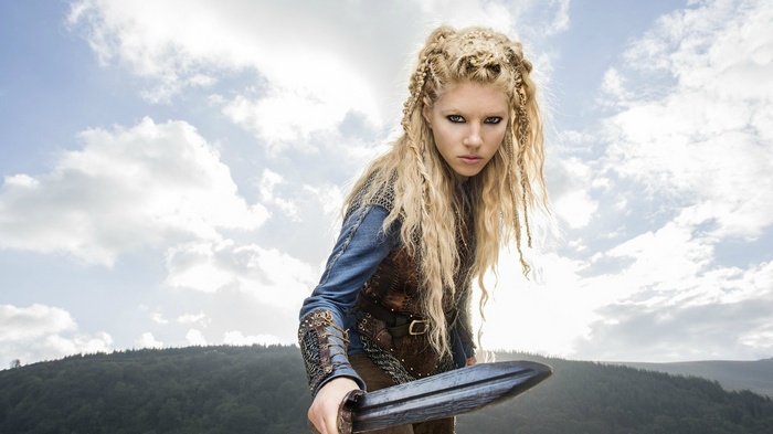 Katheryn Winnick, Lagertha Lothbrok, blonde, model, women, Vikings (TV ...