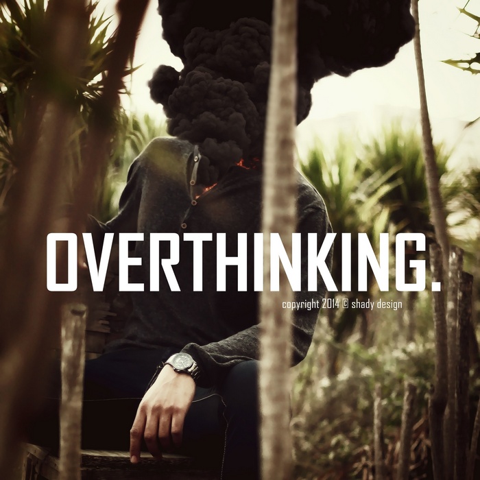 Overthinking Typography with Exploding Smoke Head