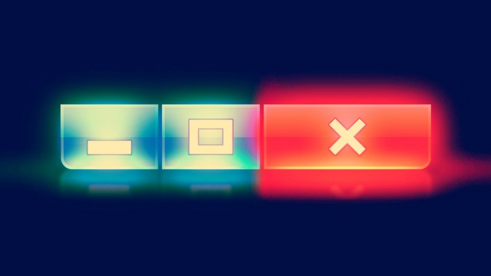 Window buttons with minimize, maximize, and close icons