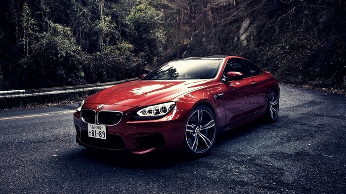 Red BMW M6 Coupe on a Winding Road