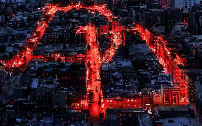 Daredevil Cityscape at Night