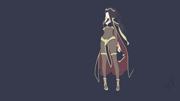 Tharja from Fire Emblem minimalist art