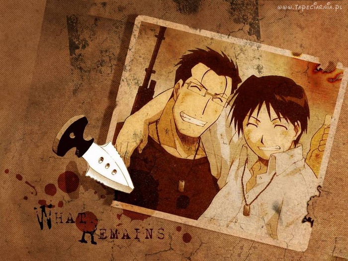 Roy Mustang and Jean Havoc from Fullmetal Alchemist
