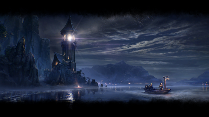 The Elder Scrolls Online Lighthouse and Boat