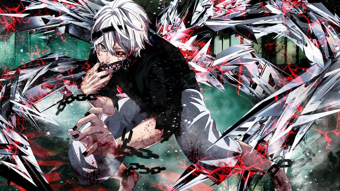 Kaneki Ken with Kagune and Chains