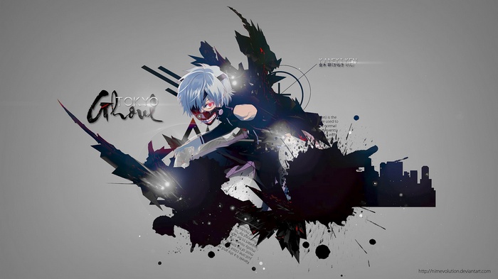 Kaneki Ken from Tokyo Ghoul