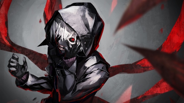Ken Kaneki from Tokyo Ghoul with Kagune