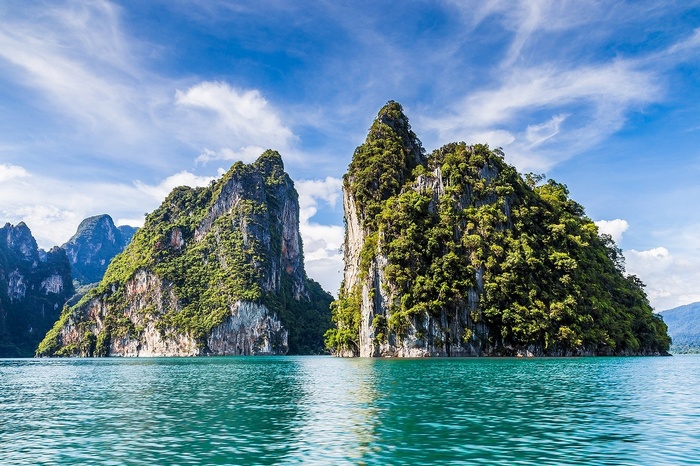 #4567949 limestone, turquoise, Thailand, nature, sea, water, cliff ...