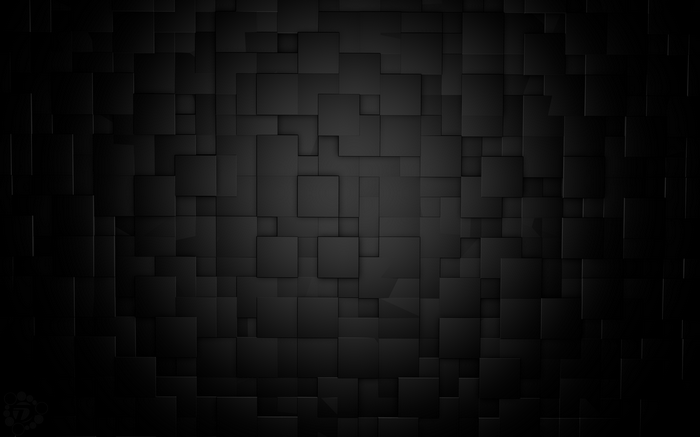 Black Cubes Abstract Minimalist Design