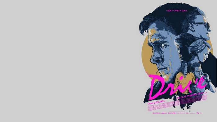 Drive movie poster with Ryan Gosling
