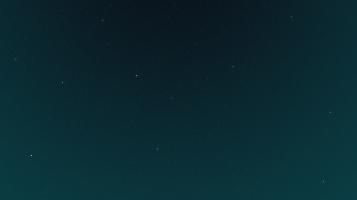 Starry night sky