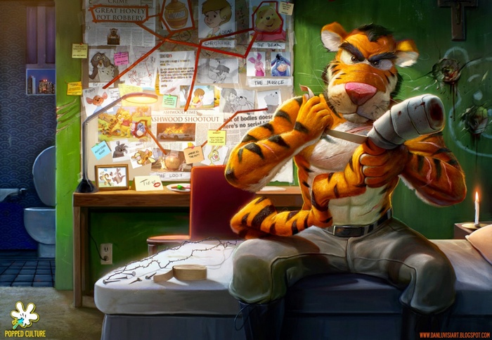 Tigger Investigates the Great Honey Pot Robbery