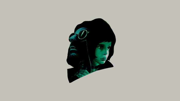 Léon: The Professional Poster with Jean Reno and Natalie Portman