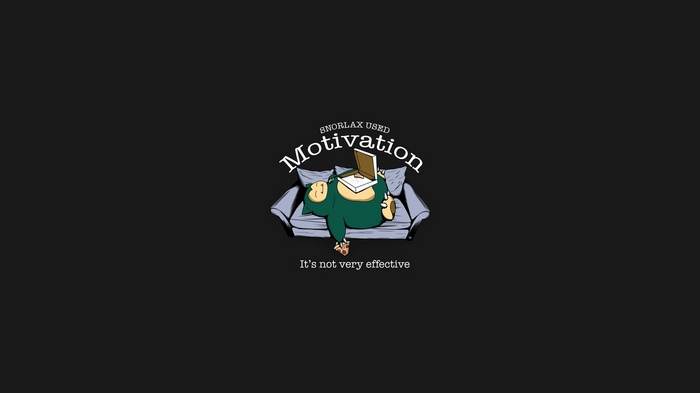 Snorlax Used Motivation It's Not Very Effective