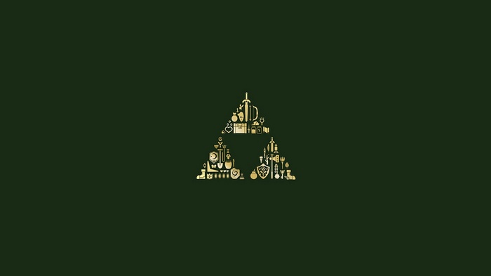 The Legend of Zelda Triforce Minimalism Icons