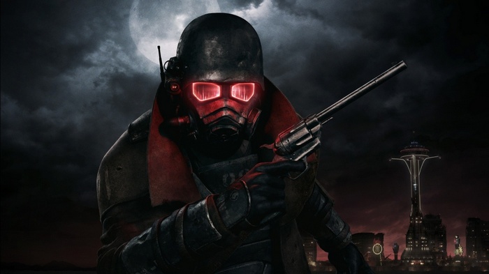 Fallout: New Vegas Courier with Gun