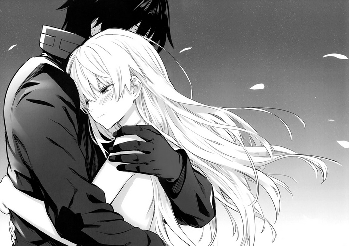Yin and Hei hugging