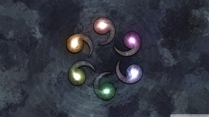Naruto Shippuuden Rinnegan symbols